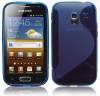 Samsung Galaxy Ace 2 I8160 Θήκη Σιλικόνης TPU S-Line Μπλε